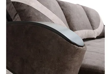 Turbo Bäddsoffa 200x96x90 cm - Brun/Grå - Möbler - Soffa - Bäddsoffa