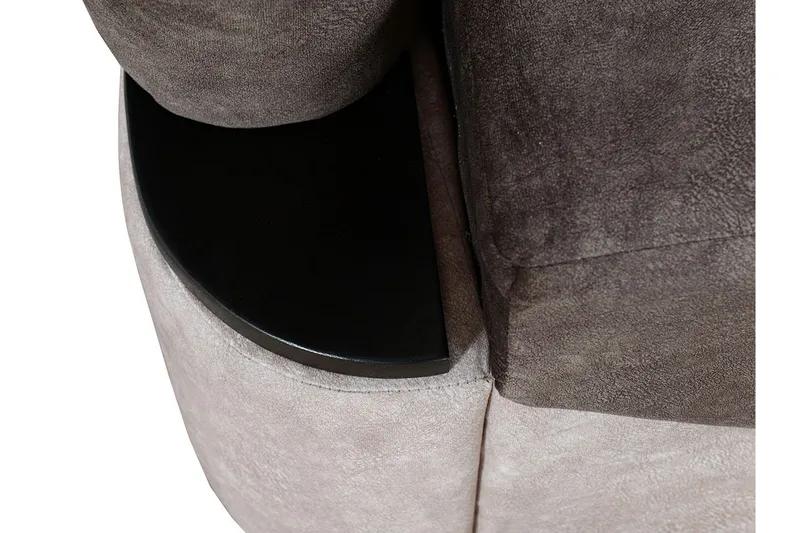 Turbo Bäddsoffa 200x96x90 cm - Brun/Grå - Möbler - Soffa - Bäddsoffa