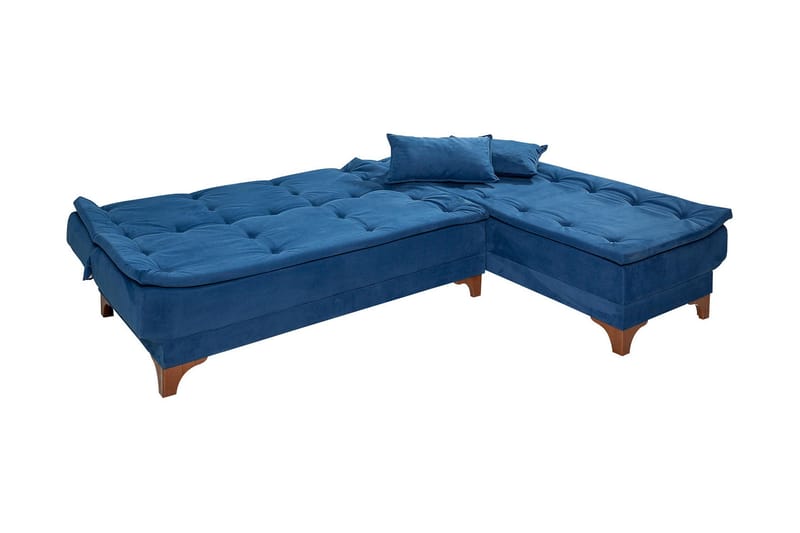 Turso Bäddsoffa med Divan Höger - Blå - Möbler - Soffa - Bäddsoffa