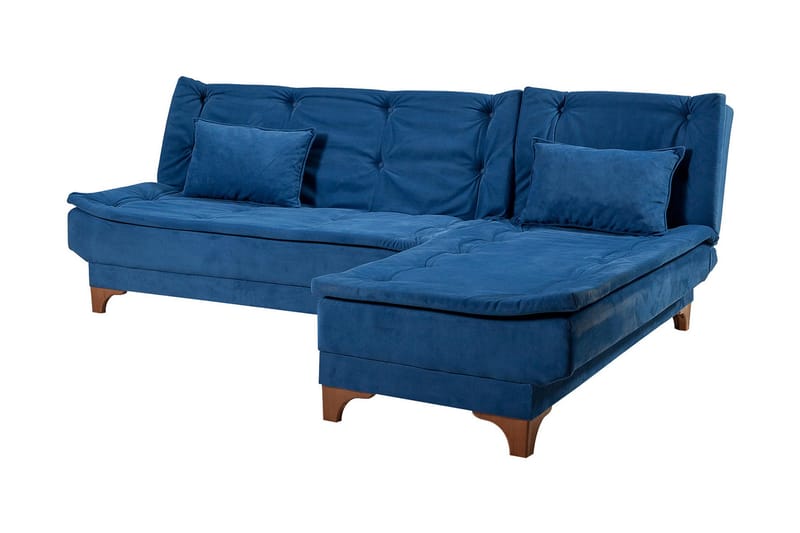 Turso Bäddsoffa med Divan Höger - Blå - Möbler - Soffa - Bäddsoffa
