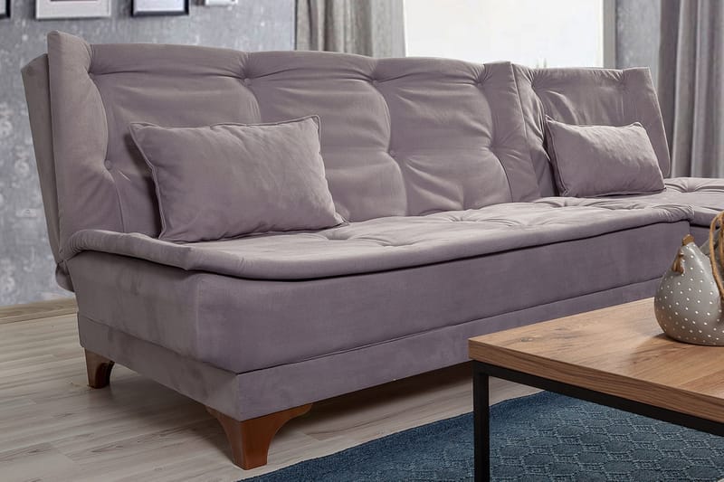 Turso Bäddsoffa med Divan Höger - Grå - Möbler - Soffa - Bäddsoffa