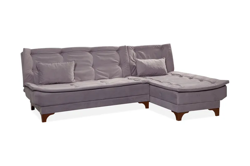 Turso Bäddsoffa med Divan Höger - Grå - Möbler - Soffa - Bäddsoffa
