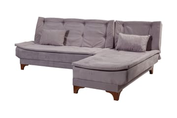 Turso Bäddsoffa med Divan Höger - Grå - Möbler - Soffa - Bäddsoffa