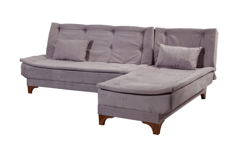 Turso Bäddsoffa med Divan Höger - Grå - Möbler - Soffa - Bäddsoffa
