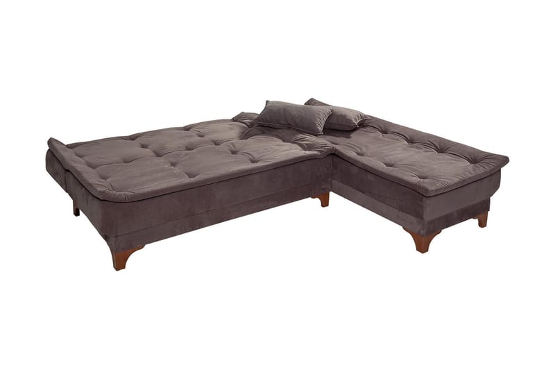 Turso Bäddsoffa med Divan Höger - Grå - Möbler - Soffa - Bäddsoffa