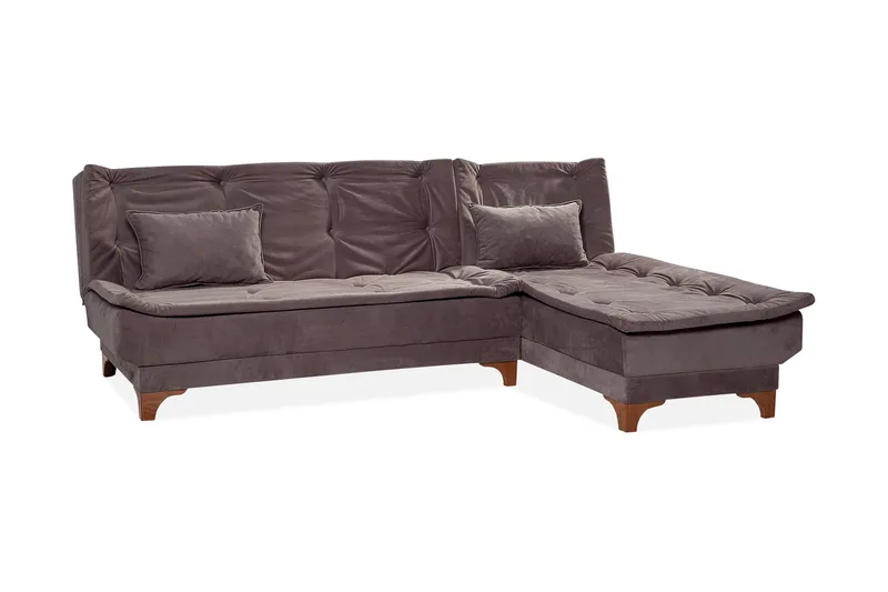 Turso Bäddsoffa med Divan Höger, Grå