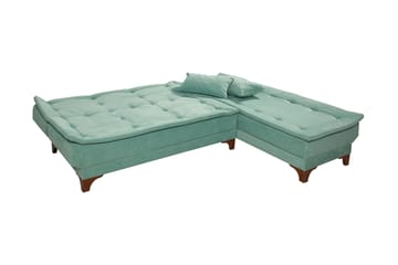 Turso Bäddsoffa med Divan Höger - Grön - Möbler - Soffa - Bäddsoffa