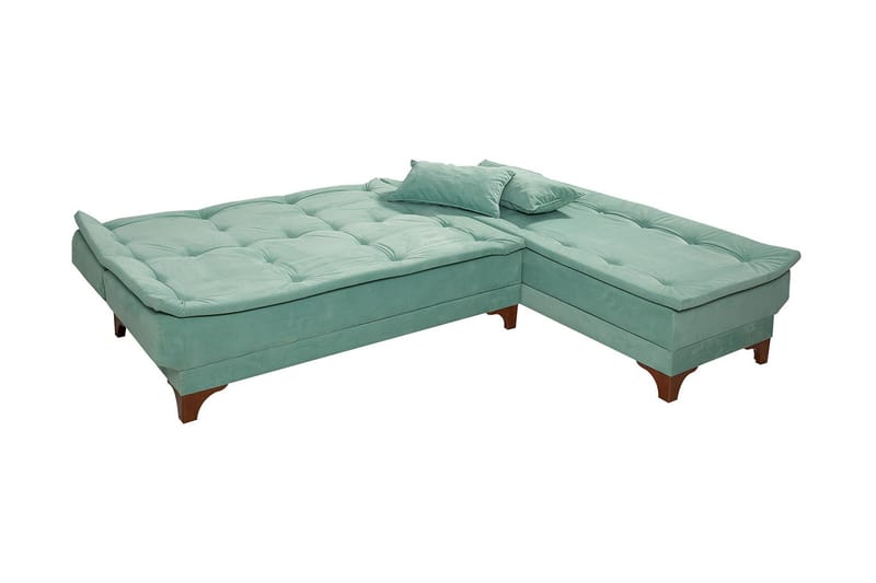 Turso Bäddsoffa med Divan Höger - Grön - Möbler - Soffa - Bäddsoffa