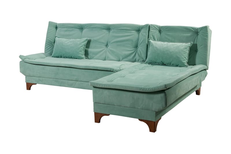 Turso Bäddsoffa med Divan Höger - Grön - Möbler - Soffa - Bäddsoffa