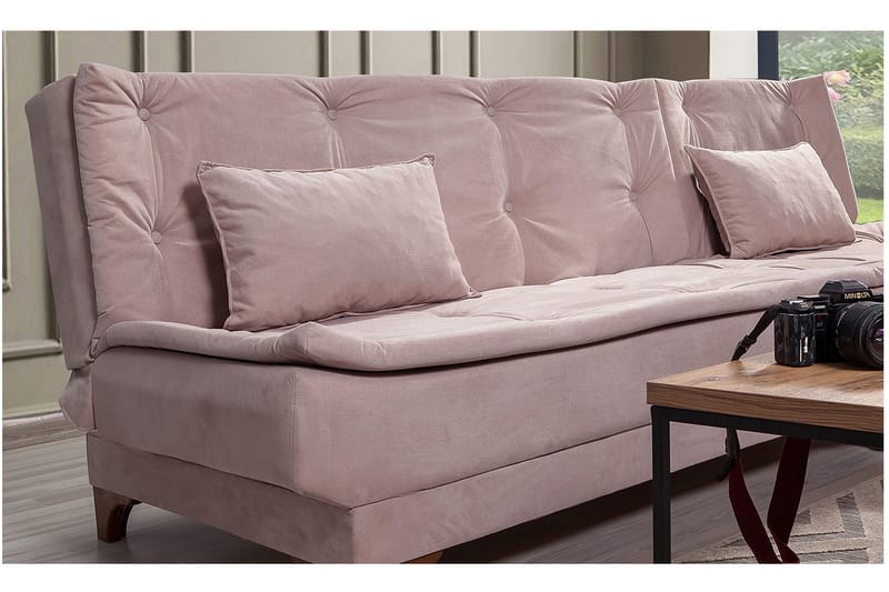 Turso Bäddsoffa med Divan Höger - Ljusbrun - Möbler - Soffa - Bäddsoffa