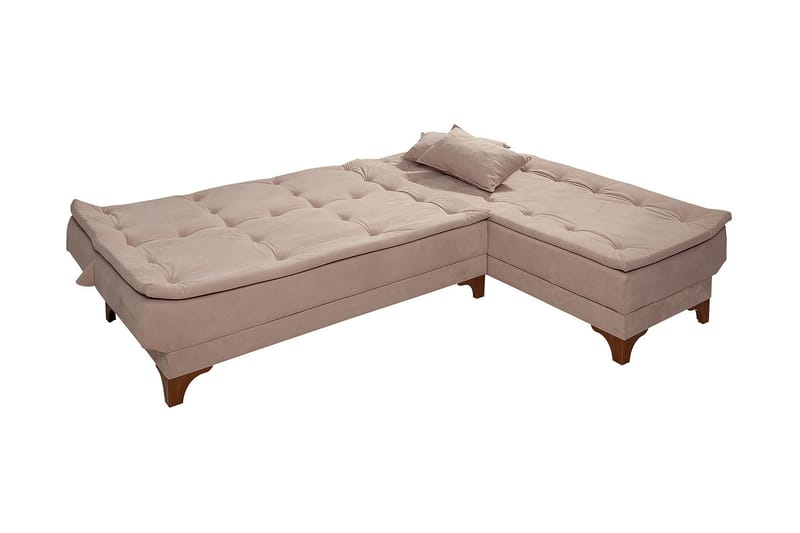 Turso Bäddsoffa med Divan Höger - Ljusbrun - Möbler - Soffa - Bäddsoffa