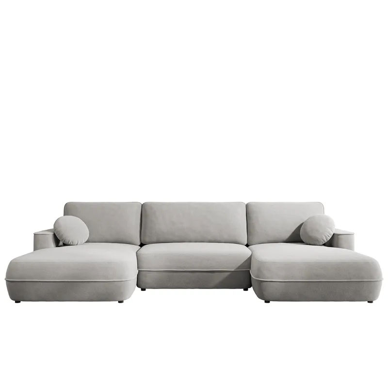 Uppland Bäddsoffa Dubbeldivan 5-sits - Grå - Möbler - Soffa - Bäddsoffa