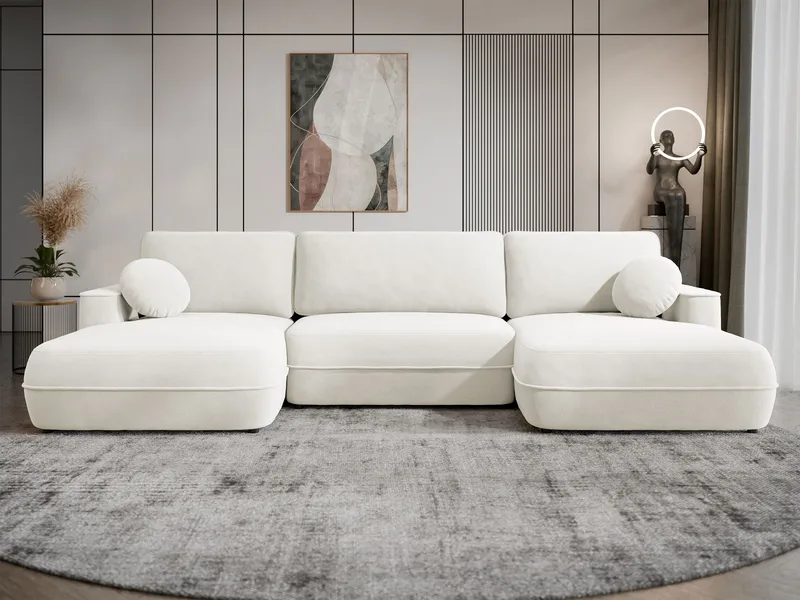 Uppland Bäddsoffa Dubbeldivan 5-sits - Vit - Möbler - Soffa - Bäddsoffa