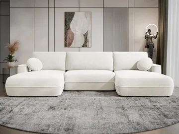 Uppland Bäddsoffa Dubbeldivan 5-sits - Vit - Möbler - Soffa - Bäddsoffa