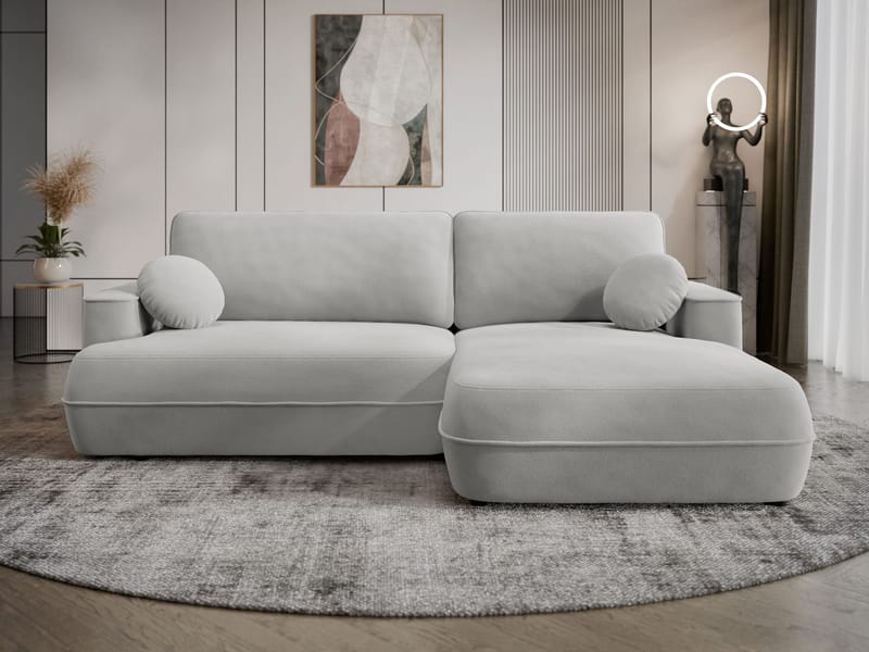 Uppland Bäddsoffa med Divan 3-sits - Ljusgrå - Möbler - Soffa - Bäddsoffa