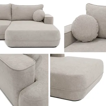 Uppland Bäddsoffa med Divan 3-sits - Vit - Möbler - Soffa - Bäddsoffa