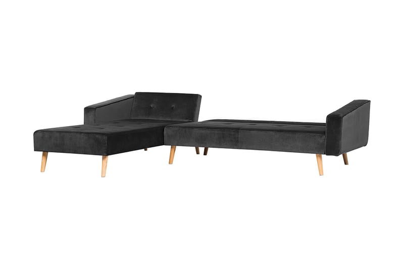 Vadso Hörnsoffa 303 cm - Svart - Möbler - Soffa - Bäddsoffa