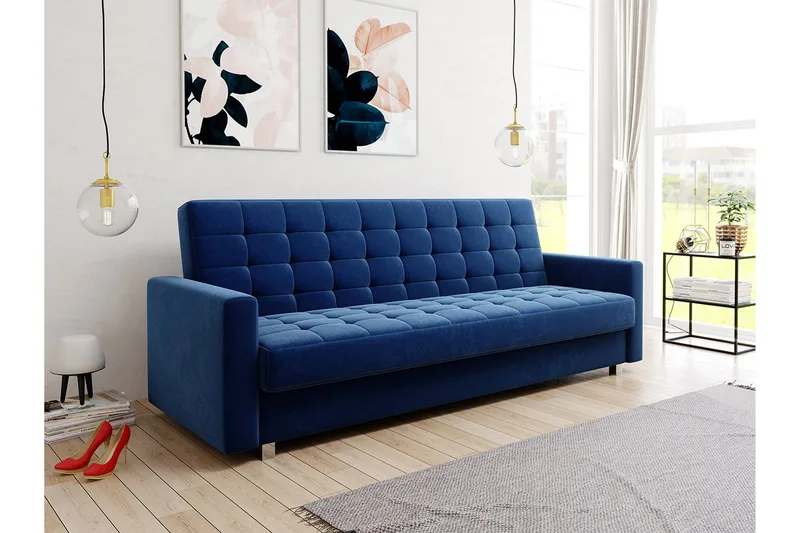 Veasna Bäddsoffa - Blå - Möbler - Soffa - Bäddsoffa