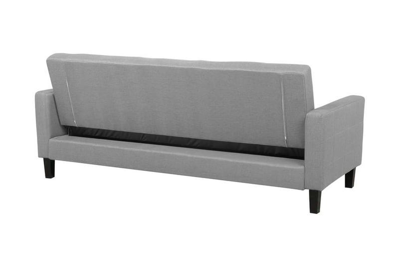 Vehkoo 3-sits Bäddbar Fällbar Rektangulär Bäddsoffa i Tyg - Grå - Möbler - Soffa - Bäddsoffa