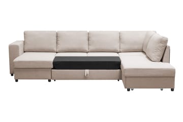 Verona U-Bäddsoffa Höger - Beige - Möbler - Soffa - Bäddsoffa