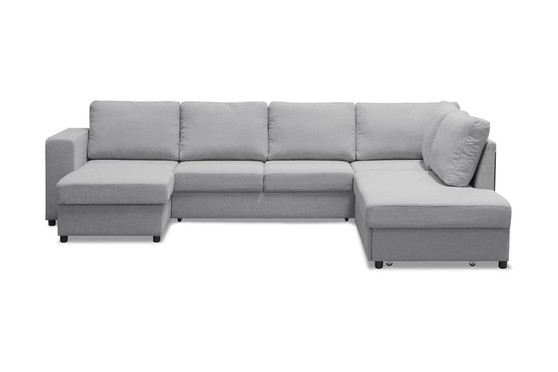 Verona U-bäddsoffa med Divan Vänster - Ljusgrå - Möbler - Soffa - Bäddsoffa