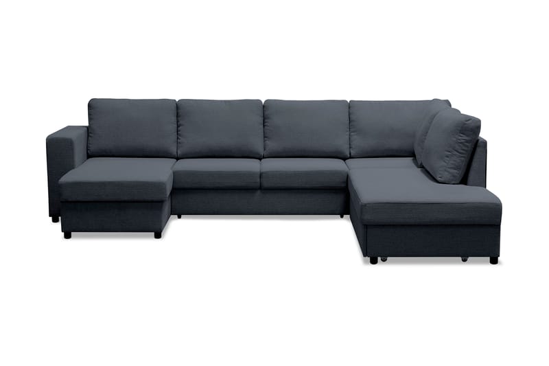 Verona U-bäddsoffa med Divan Vänster - Mörkgrå - Möbler - Soffa - Bäddsoffa