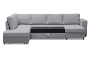 Verona U-Bäddsoffa Vänster - Ljusgrå - Möbler - Soffa - Bäddsoffa