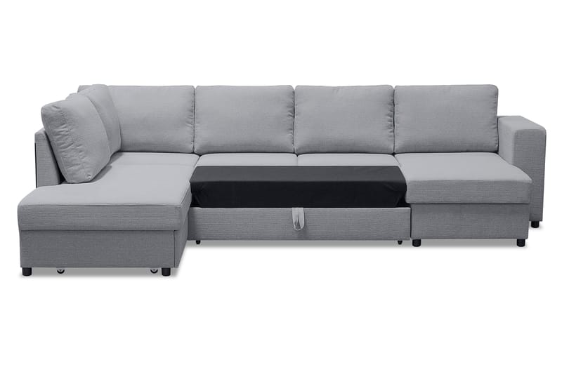 Verona U-Bäddsoffa Vänster - Ljusgrå - Möbler - Soffa - Bäddsoffa