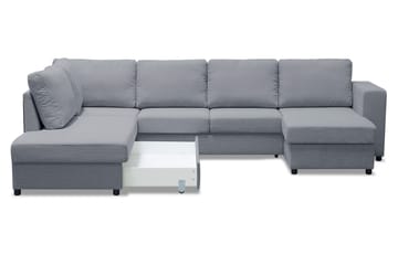 Verona U-Bäddsoffa Vänster - Ljusgrå - Möbler - Soffa - Bäddsoffa
