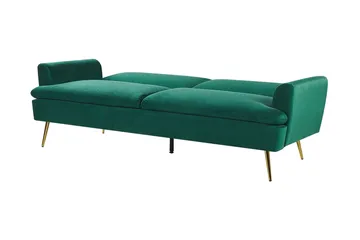 Vettre 3-sits Bäddsoffa - Sammet/Mörkgrön - Möbler - Soffa - Bäddsoffa