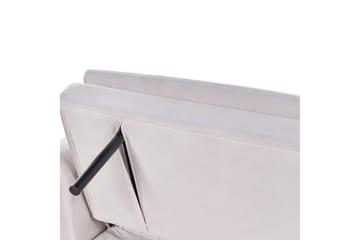Vettre 3-sits Rektangulär Längsbäddad Bäddsoffa 110x180 cm i Sammet - Beige - Möbler - Soffa - Bäddsoffa