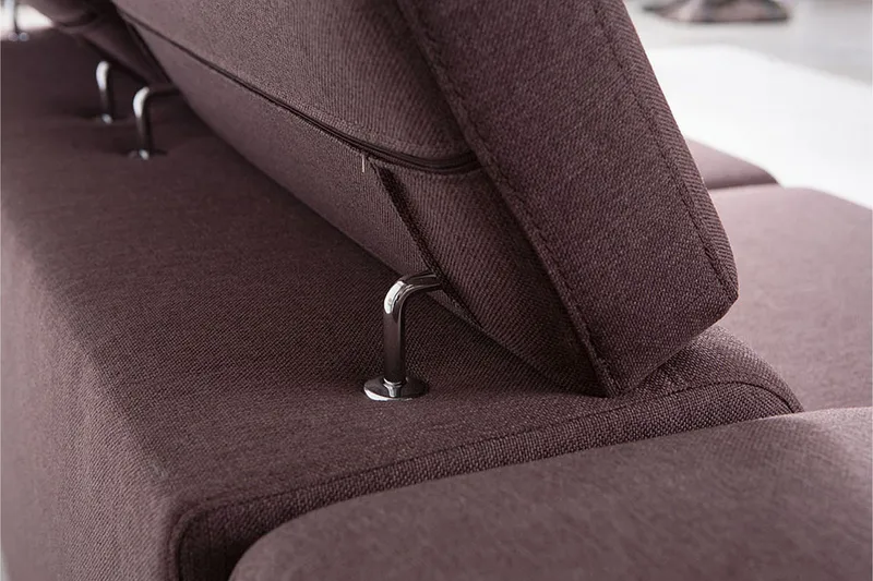 View Bäddsoffa 3-sits med Schäslong Vänster - Mörkgrå - Möbler - Soffa - Bäddsoffa