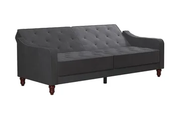 Vintage Tufted 2-sits Bäddsoffa Grå - Novogratz - Möbler - Soffa - Bäddsoffa