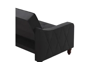 Vintage Tufted 2-sits Bäddsoffa Grå - Novogratz - Möbler - Soffa - Bäddsoffa