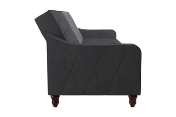 Vintage Tufted 2-sits Bäddsoffa Grå - Novogratz - Möbler - Soffa - Bäddsoffa