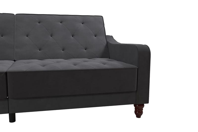 Vintage Tufted 2-sits Bäddsoffa Grå - Novogratz - Möbler - Soffa - Bäddsoffa