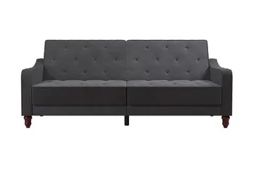 Vintage Tufted 2-sits Bäddsoffa Grå - Novogratz - Möbler - Soffa - Bäddsoffa