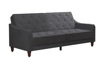 Vintage Tufted 2-sits Bäddsoffa Grå - Novogratz - Möbler - Soffa - Bäddsoffa