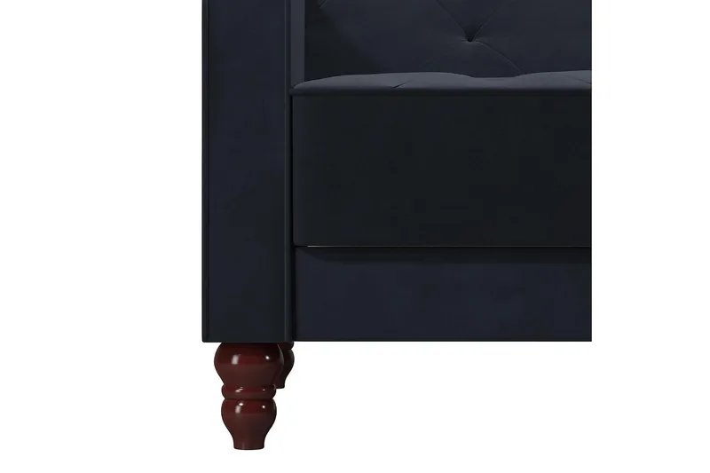 Vintage Tufted 2-sits Bäddsoffa Marinblå - Novogratz - Möbler - Soffa - Bäddsoffa