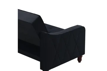 Vintage Tufted 2-sits Bäddsoffa Marinblå - Novogratz - Möbler - Soffa - Bäddsoffa