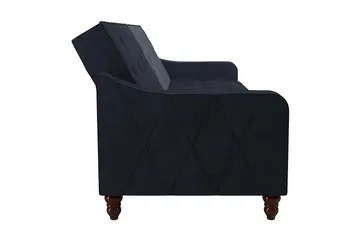 Vintage Tufted 2-sits Bäddsoffa Marinblå - Novogratz - Möbler - Soffa - Bäddsoffa