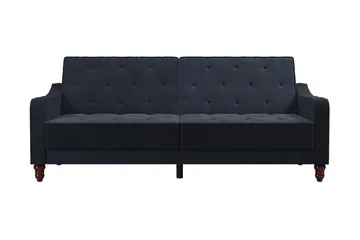 Vintage Tufted 2-sits Bäddsoffa Marinblå - Novogratz - Möbler - Soffa - Bäddsoffa