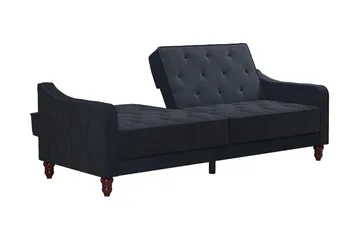 Vintage Tufted 2-sits Bäddsoffa Marinblå - Novogratz - Möbler - Soffa - Bäddsoffa