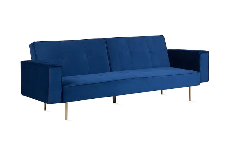 Visnes Bäddsoffa 218 cm, Blå
