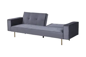 Visnes Bäddsoffa 218 cm - Grå - Möbler - Soffa - Bäddsoffa