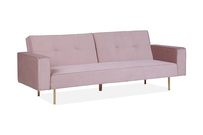 Visnes Bäddsoffa 218 cm - Rosa - Möbler - Soffa - Bäddsoffa