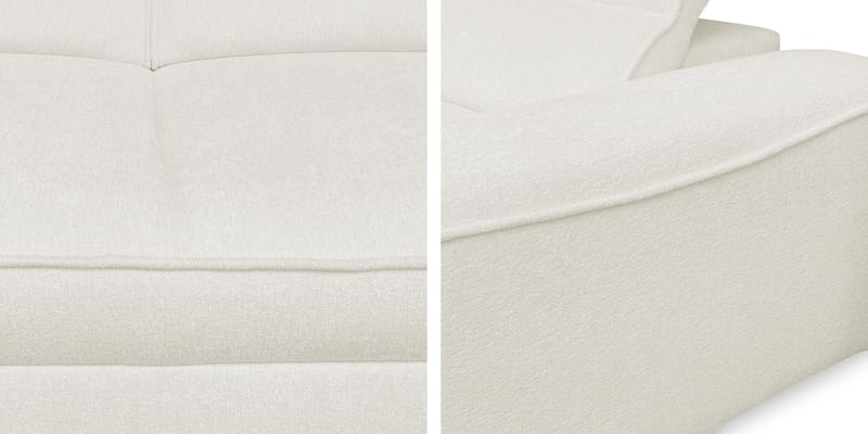 Vitoran 3-sits Bäddsoffa med Divan Vänstervänd - Antracit - Möbler - Soffa - Bäddsoffa