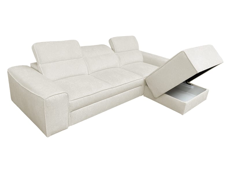 Vitoran 3-sits Bäddsoffa med Divan Vänstervänd - Antracit - Möbler - Soffa - Bäddsoffa