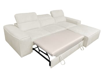 Vitoran 3-sits Bäddsoffa med Divan Vänstervänd - Antracit - Möbler - Soffa - Bäddsoffa