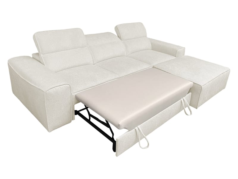 Vitoran 3-sits Bäddsoffa med Divan Vänstervänd - Antracit - Möbler - Soffa - Bäddsoffa